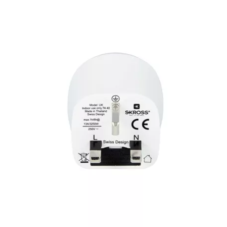 Skross UTAZÓADAPTER - EUROPE TO UK SKR1500230E