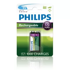 Philips ELEM TÖLTHETŐ 9V 170 mAh 1-BLISZTER 9VB1A17/10