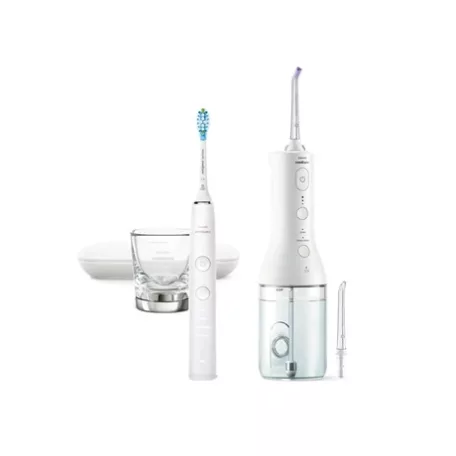 Philips ELEKTROMOS FOGKEFE ÉS FOGKÖZTISZTÍTÓ CSOMAG, FEHÉR HX3886/41