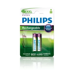 Philips ELEM TÖLTHETŐ AAA 800 mAh 2-BLISZTER R03B2A80/10