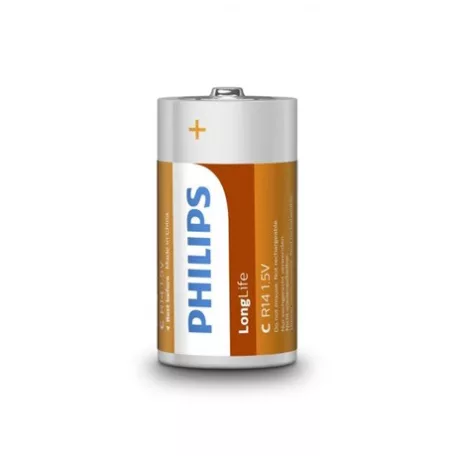 Philips ELEM LONGLIFE C 2-BLISZTER R14L2B/10