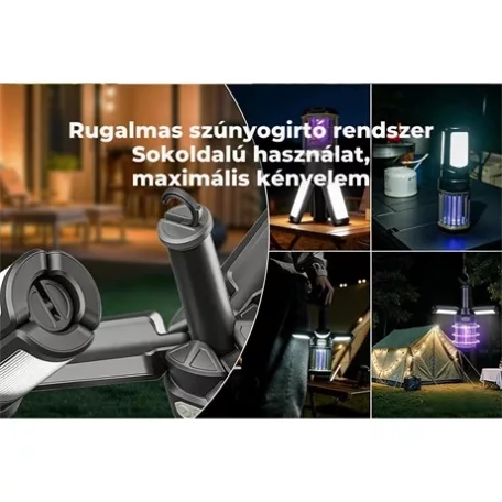 RoosCamp UV SZÚNYOGIRTÓ ÉS KEMPINGLÁMPA ROOSZAPPER