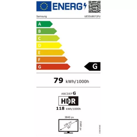 Samsung UHD 4K SMART TV UE55U8072FUXXH