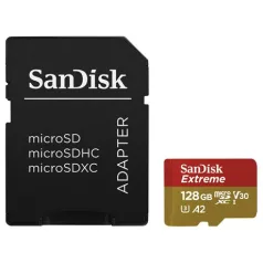 Sandisk MICROSD EXTREME KÁRTYA 128GB, 190/90 MB/s 00121586