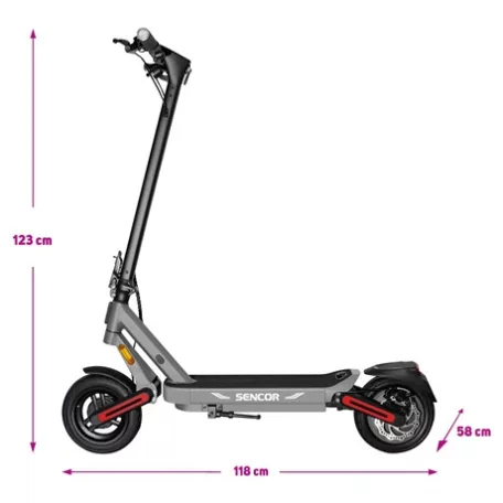 Sencor ELEKTROMOS ROLLER SCOOTER S71 DARK