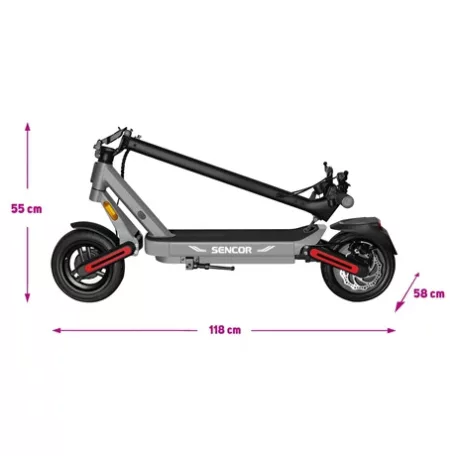 Sencor ELEKTROMOS ROLLER SCOOTER S71 DARK