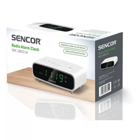 Sencor ÉBRESZTŐÓRÁS RÁDIÓ SRC2600W