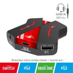   Spirit of Gamer EGÉR/BILLENTYŰZET ADAPTER KONZOLOKHOZ SOG-CONV2