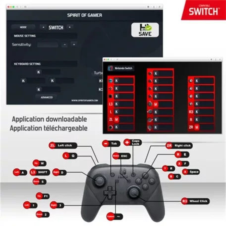 Spirit of Gamer EGÉR/BILLENTYŰZET ADAPTER KONZOLOKHOZ SOG-CONV2