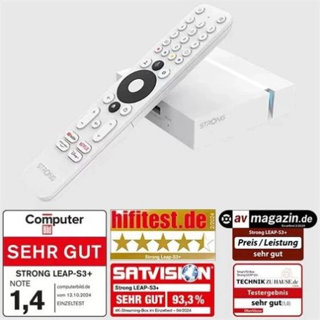 Strong MULTIMÉDIA LEJÁTSZÓ 4K GOOGLE UHD BOX LEAP-S3+V2