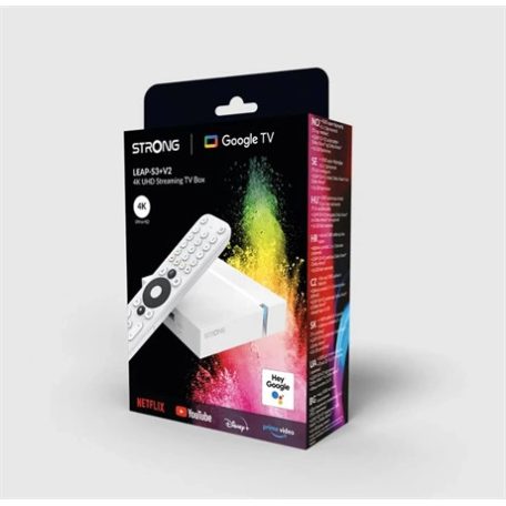 Strong MULTIMÉDIA LEJÁTSZÓ 4K GOOGLE UHD BOX LEAP-S3+V2