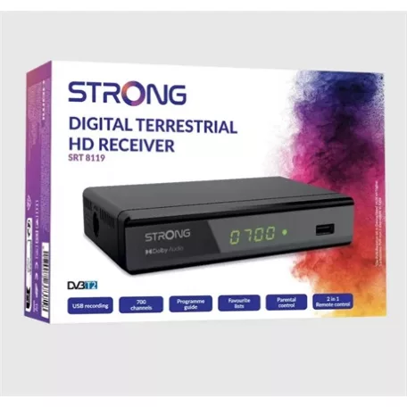 Strong SET TOP BOX HD FÖLDFELSZÍNI VEVŐKÉSZÜLÉK SRT8119