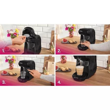 Bosch KÁVÉFŐZŐ KAPSZULÁS TASSIMO HAPPY FEKETE 102E