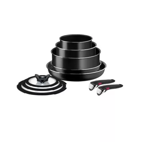 Tefal SERPENYŐ SZETT INGENIO 6 EASY COOK N CLEAN BLACK 10 RÉSZES L1539053