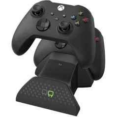   Venom XBOX SERIES X & S FEKETE DUPLA TÖLTŐÁLLOMÁS + 2 DB AKKUMULÁTOR VS2881
