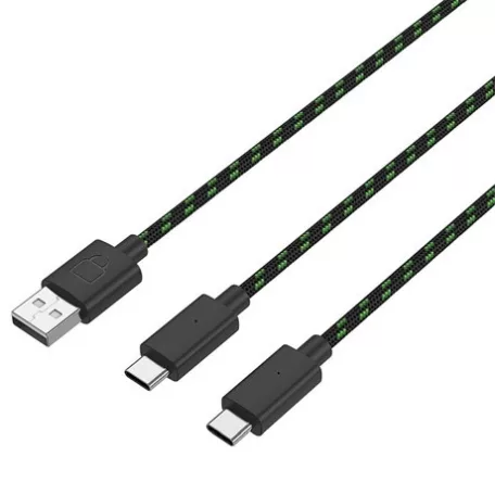 Venom XBOX SERIES S & X FEKETE AKKUCSOMAG (2 DB) + 3 MÉTER TÖLTŐKÁBEL VS2883