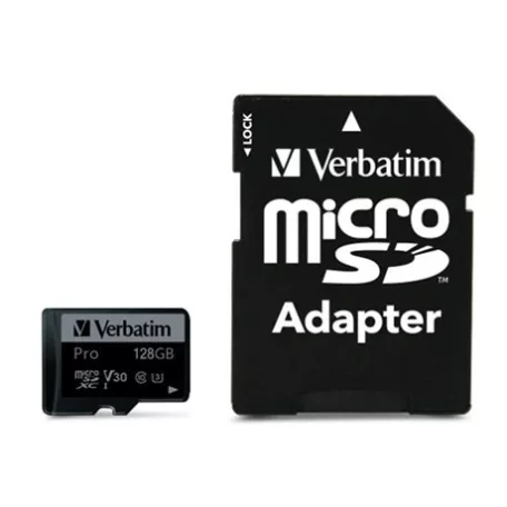 Verbatim MEMÓRIAKÁRTYA MICRO SDXC KÁRTYA ADAPTERREL, 128GB 47044