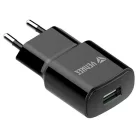 Yenkee HÁLÓZATI GYORSTÖLTŐ, 12W, USB-A, FEKETE YAC 2013BK