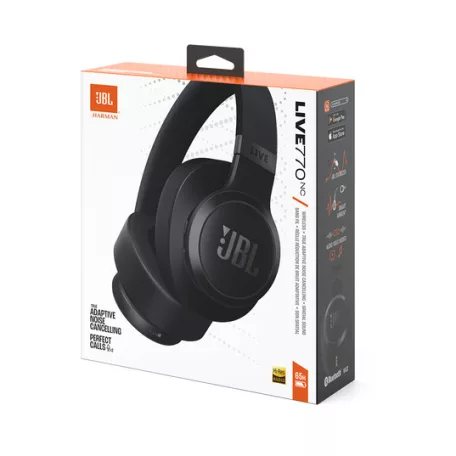 JBL Live 770NC Bluetooth fejhallgató EU Fekete (JBLLIVE770NCBLK)