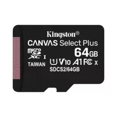   Kingston Canvas Select Plus 64GB MicroSD XC U1 Memóriakártya