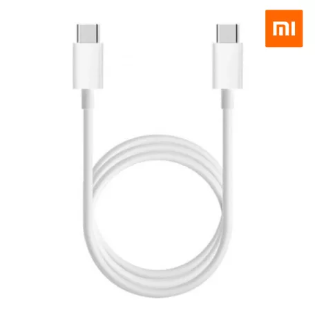 Xiaomi Gyári adatkábel és töltőkábel 5A/100W Fehér 150cm USB-C to USB-C(SJX10CZM)