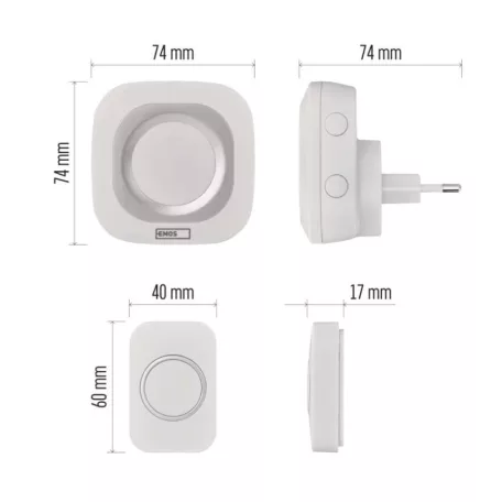 Vezeték nélküli csengő P5733W