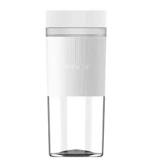   Xiaomi Portable Blender, Hordozható turmixgép, 0,3 L, Jégkásásítás, 45 W, Átlátszó, Fehér