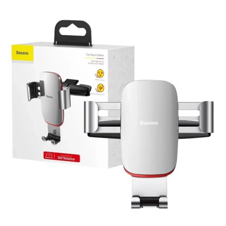 Baseus Metal Age Gravity autós tartó CD nyíláshoz (ezüst)