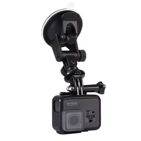 Puluz üveg autós tartó sportkamerákhoz (beleértve az Osmo Action 5 Pro, Insta360 X5)