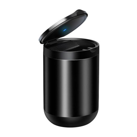 Baseus autós hamutartó LED lámpával (fekete)