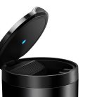 Baseus autós hamutartó LED lámpával (fekete)