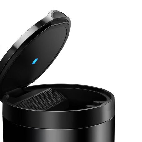 Baseus autós hamutartó LED lámpával (fekete)