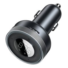   Baseus Enjoy autós FM transzmitter, Bluetooth 5.0, micro SD, AUX (fekete)