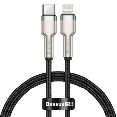   Baseus Cafule USB-C-Lightning kábel, PD, 20 W, 0,25 m (fekete)