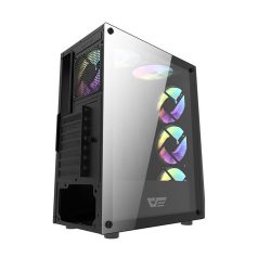   Darkflash DK150 számítógépház + 3 ventilátorral (fekete)