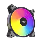 ARGB számítógépes ventilátor szett Aigo AR12 3in1 120x120 (fekete)