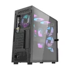 Darkflash DK431 Mesh számítógépház + 4 ARGB ventilátor (fekete)