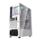 Darkflash A290 számítógépház + 3 RGB ventilátor (fehér)