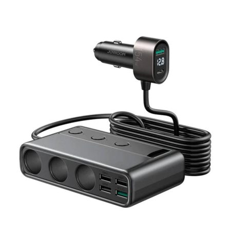 JOYROOM autós töltő JR-CL06 Multi-Port (fekete)