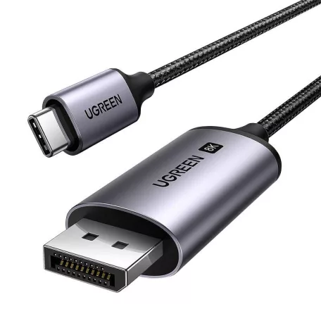 UGREEN CM556 USB-C–DisplayPort 8K kábel, 3m (fekete)