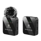 Vezeték nélküli hordozható mikrofon PULUZ 1 TX + 1 RX