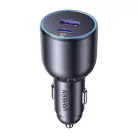 UGREEN EC701 autós töltő, USB + USB-C, 63W (fekete)