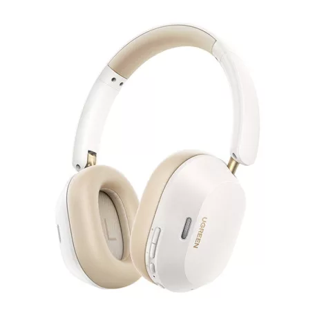 UGREEN HiTune Max 5C vezeték nélküli fejhallgató, Hybrid ANC, Bluetooth 5.4 (fehér)
