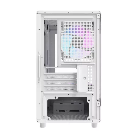 Darkflash DB330M számítógépház + 3 ARGB ventilátor (fehér)
