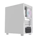 Darkflash DB330M számítógépház + 3 ARGB ventilátor (fehér)