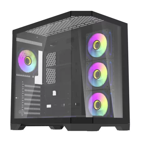 Darkflash FT418 PRO számítógépház + 7 ARGB ventilátor (fekete)