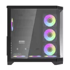 Darkflash FT418 PRO számítógépház + 7 ARGB ventilátor (fekete)