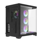 Darkflash FT418 PRO számítógépház + 7 ARGB ventilátor (fekete)