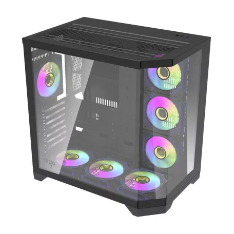 Darkflash FT418 PRO számítógépház + 7 ARGB ventilátor (fekete)