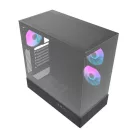Darkflash DPX90 számítógépház (fekete) + 3 ventilátor